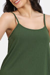 Zivame 2 Mile Fashion Knit Poly Capri Set - Rifle Green — thumbnail 5